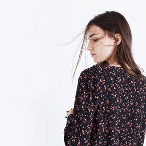 Madewell et Sézane Silk Tomboy Top